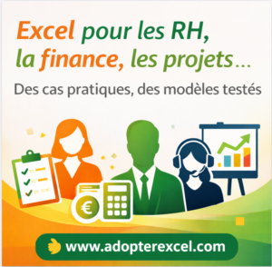 Excel pour les RH, la finance et les projets